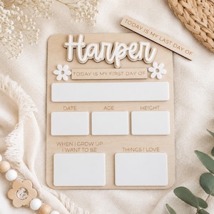 First Day of School Sign, Back to School Sign, First Day of School Board, Last Day of School Sign, Back to School Photo Prop