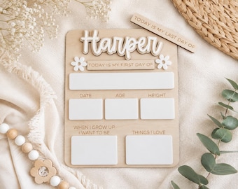 First Day of School Sign, Back to School Sign, First Day of School Board, Last Day of School Sign, Back to School Photo Prop