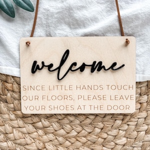 Remove Your Shoes Sign, No Shoes Sign, Shoes Off Sign, Front Door Sign, Welcome Sign, Baby Shower Gift