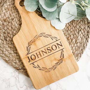 Personalized Housewarming Gift, Custom Cutting Board, New Home Gift, First Home Gift, Realtor Gift image 5