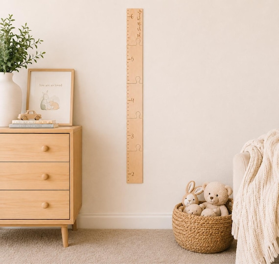 Family Growth Chart, Kids Growth Chart, Height Chart Ruler, Baby Shower Gift, Wood Growth Chart, Kids Wall Ruler, Growth Height Chart