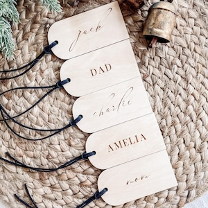Personalized Stocking Tags, Stocking Name Tags, Christmas Stocking Tags, Personalized Gift Tags, Custom Name Tags, Christmas Decor