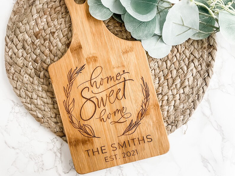 Personalized Housewarming Gift Custom Cutting Board New Home Etsy