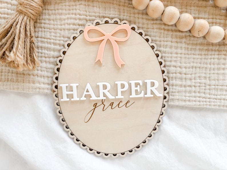Baby Name Sign for Hospital, Hospital Birth Announcement Sign, Baby Announcement Sign, Baby Keepsakes, Baby Birth Sign, Baby Shower Gift imagem 7