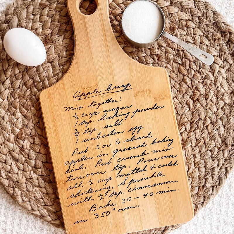 Handwritten Recipe Sign - Etsy