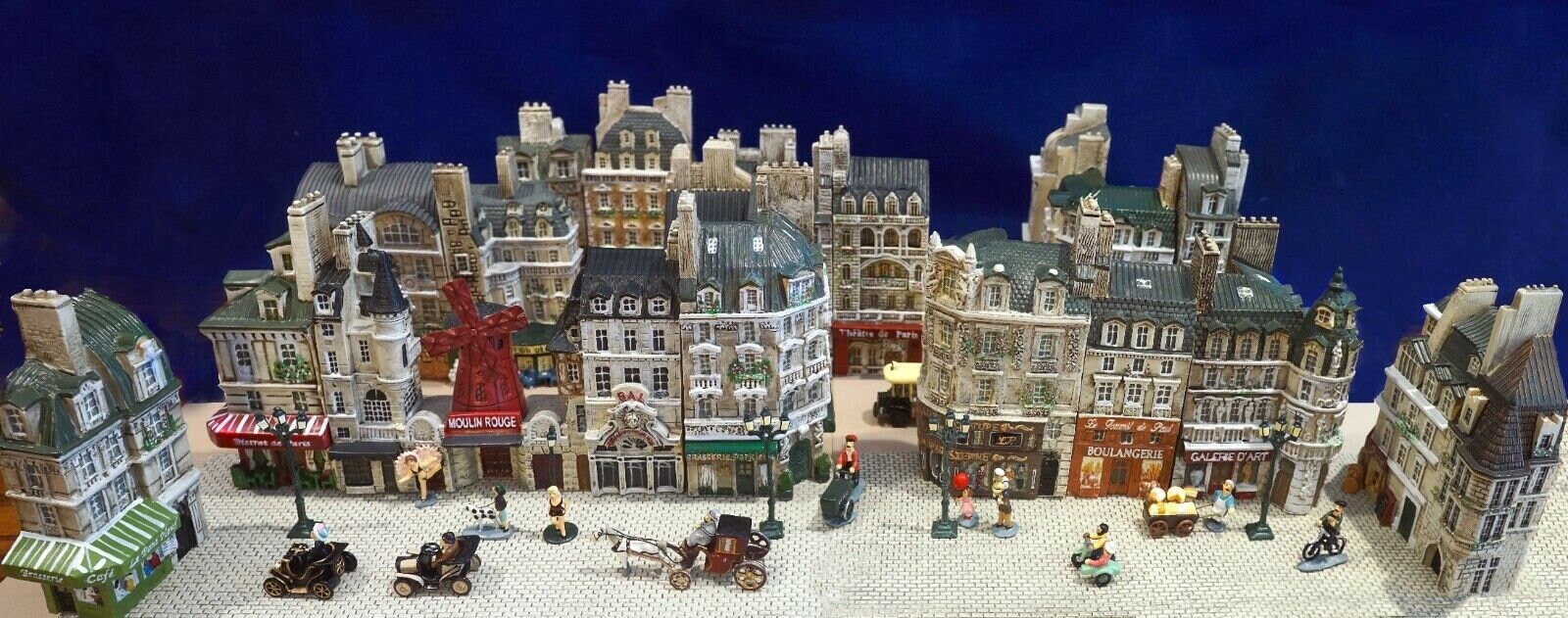 J Carlton by Gault French Miniature Paris Metro Entrance Art 