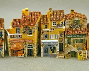 Vintage J Carlton Miniature House #213513 Hand Painted - Etsy