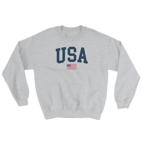 USA Flag Sweatshirt Tumblr Sweatshirt 
