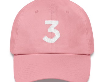 Chance 3 Dad Hat Khaki Pink Black Acid 