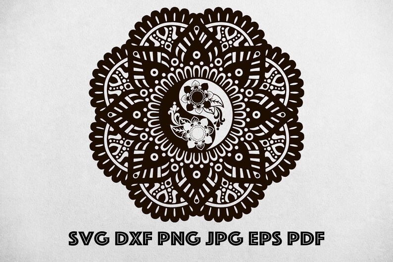 Free Free Yin Yang Mandala Svg 105 SVG PNG EPS DXF File