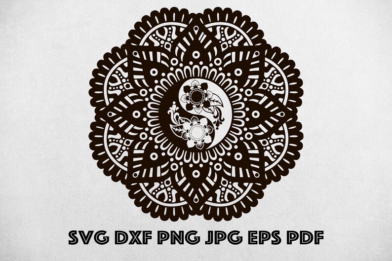 Download Yin Yang Tattoo Mandala Tattoo Design Yin Yang Mandala SVG ...