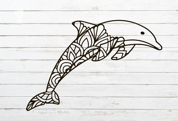 Download Dolphin Svg Zentangle Svg Monogram Svg Mandala Svg Svg Etsy PSD Mockup Templates