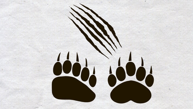 Download Bear SVG bear paw SVG paw SVG Paw Print Svg Paw cut file ...