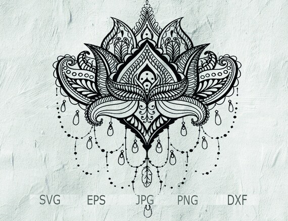 Download Tattoo Mandala Mandala Lotus Tattoo Mandala Svg Yoga Etsy Yellowimages Mockups