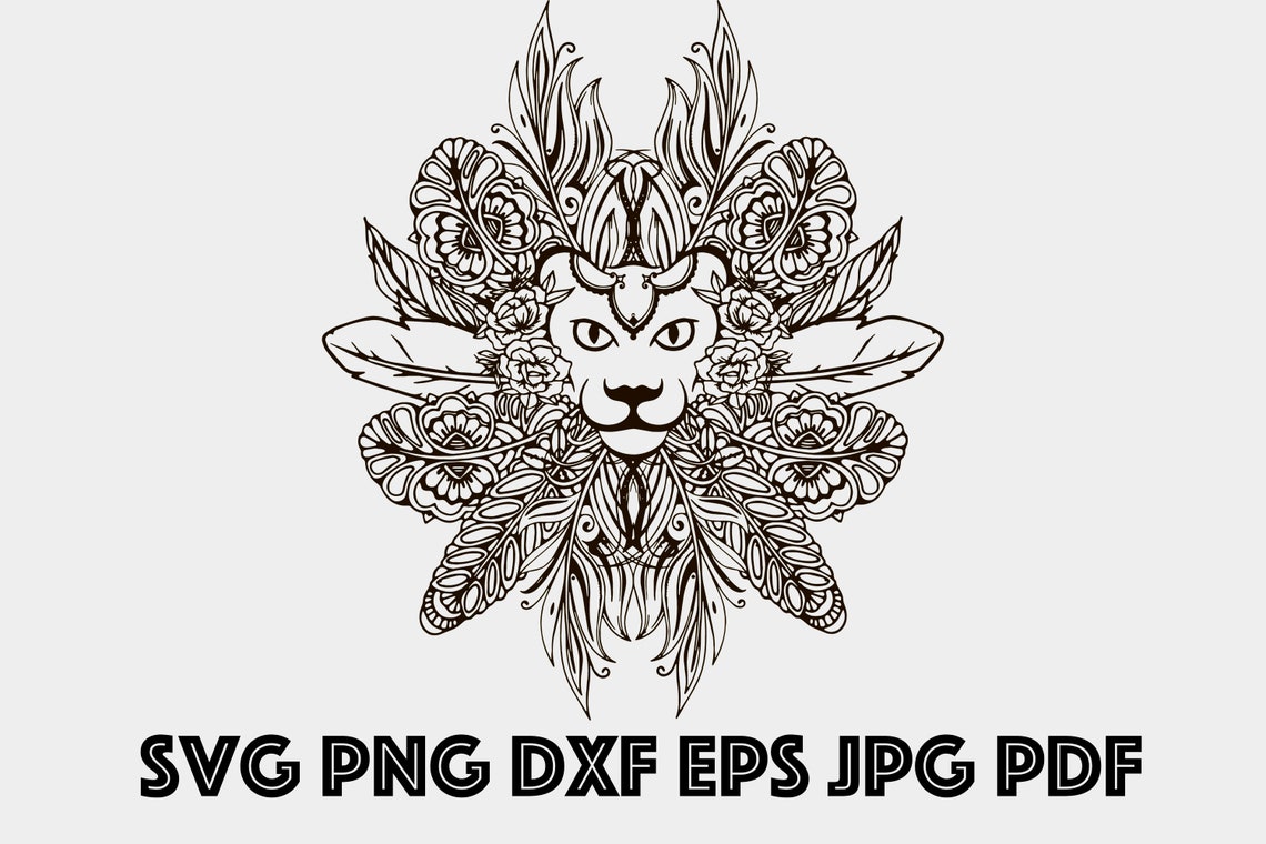 Free Free 279 Boho Lion Svg SVG PNG EPS DXF File