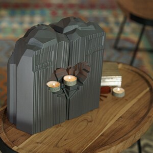 Companion urn set of two high-quality ceramic cremation urns for ashes. This companion urn (double urn) consists of two identical Heart urns, which placed together form a large heart.  Designed and made by Pulvis Art Urns. Available in many colors.