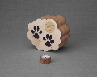 Paws from Heaven Pet Urn - Plywood | Handmade