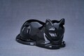 Cat Cremation Urn for Ashes - Lamp Black | Ceramic Pet Urn product logo