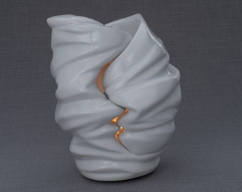 Art Urn for Ashes  Light  - Large | White | Ceramic Urn