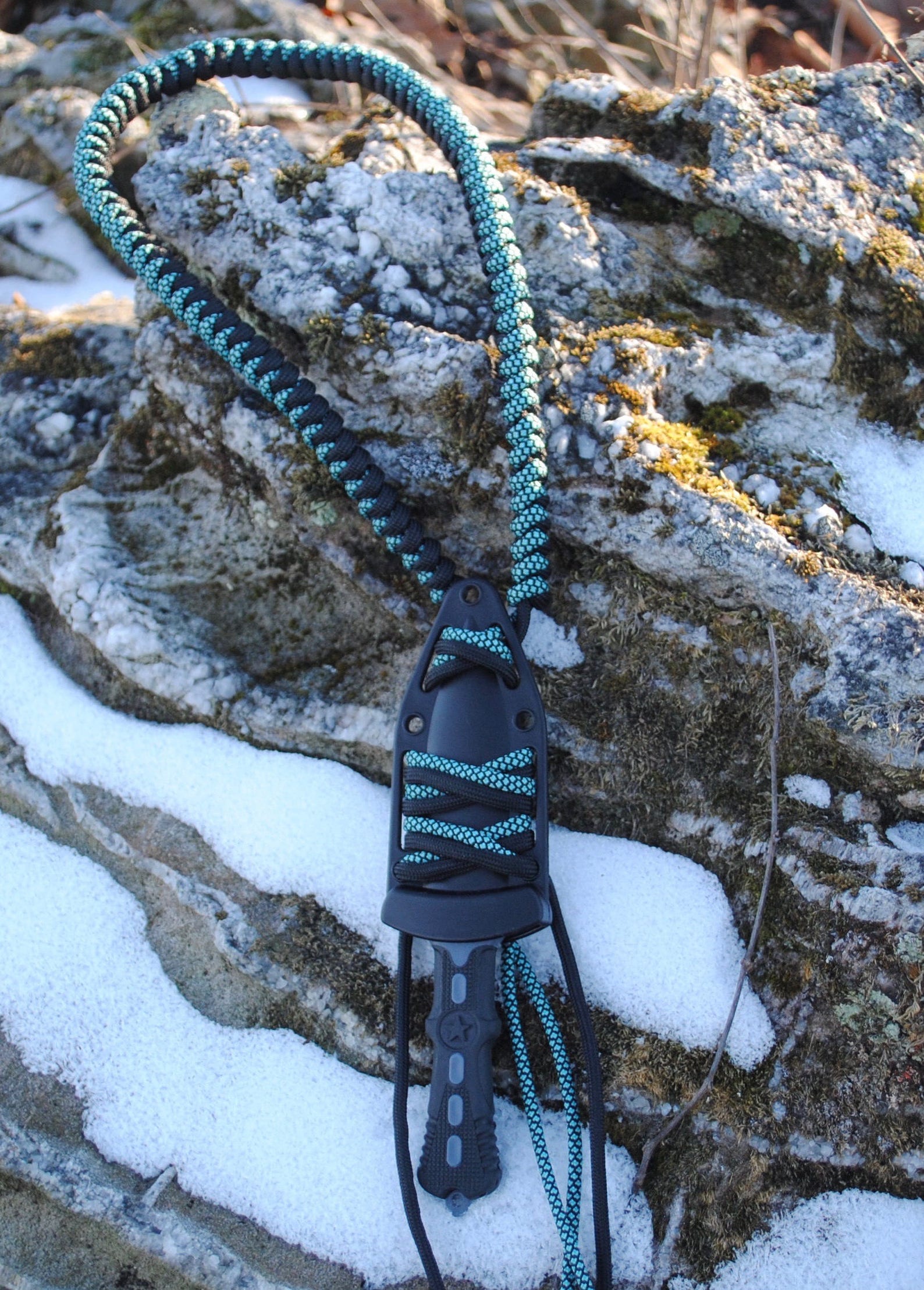 Paracord Neck Knife Etsy