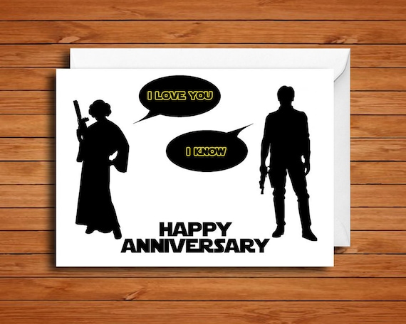Carte Anniversaire De Star Wars Carte Damour Star Wars Etsy Carte Anniversaire De Star Wars Carte Damour Star Wars Etsy