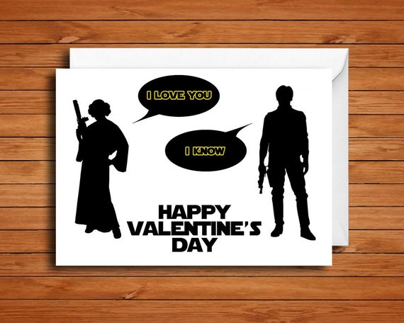 Star Wars Valentine's Cards, Star Wars Valentine Cards