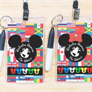 Drink Around the World Passport Lanyard, Epcot Drink Passport, World Showcase Personalization Personalized