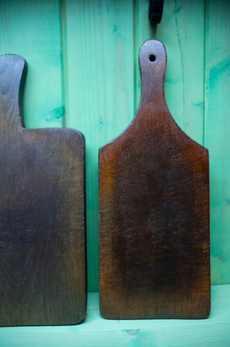 Set vintage wooden cutting boards. Etsy