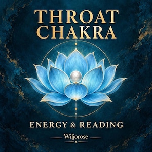 Lettura dell'energia del chakra della gola / Autentica espressione di sé, ripristino della comunicazione e potere della voce / Disponibile in giornata