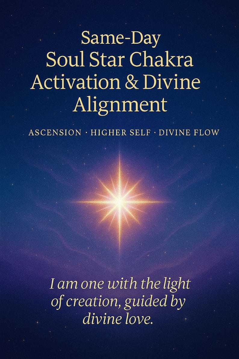 Same Day Soul Star Chakra Activation and Reading image 2