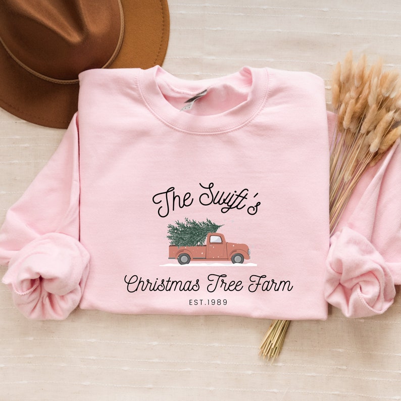 Taylor Swift Christmas Tree Farm Jumper Taylor Swift Merch Etsy