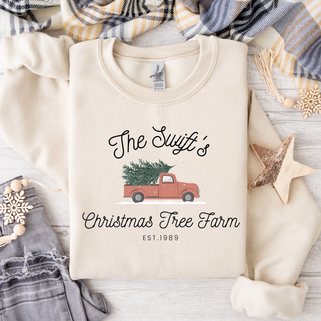 Taylor Swift Christmas Tree Farm Jumper Taylor Swift Merch Etsy