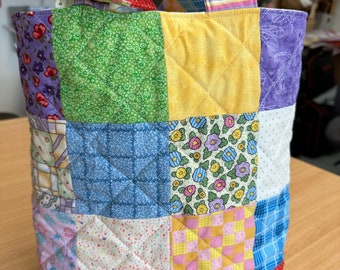 Quilted Tote Bag, Everyday tote
