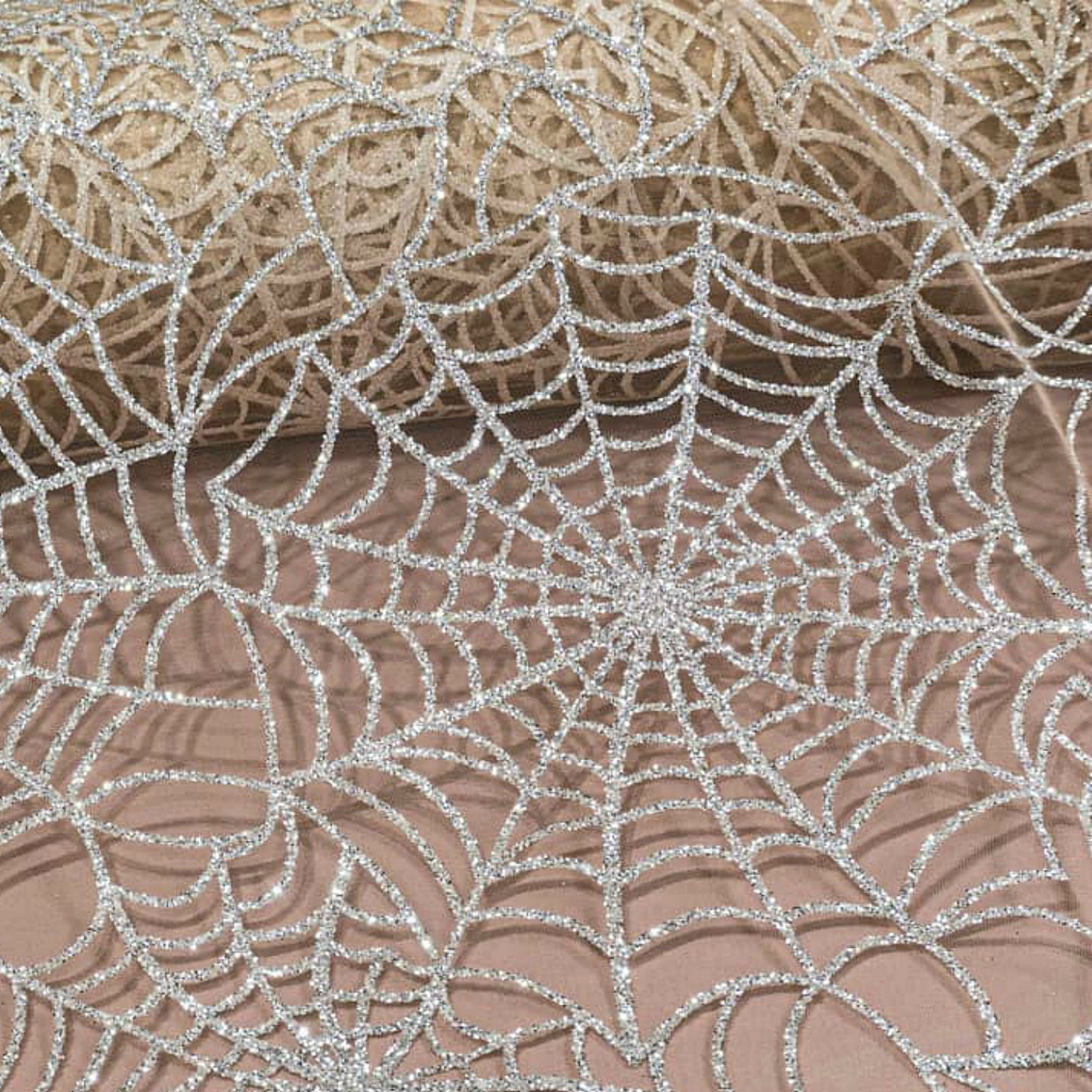 Glitter lace fabric holiday decor Bridal lace glitter tulle Etsy