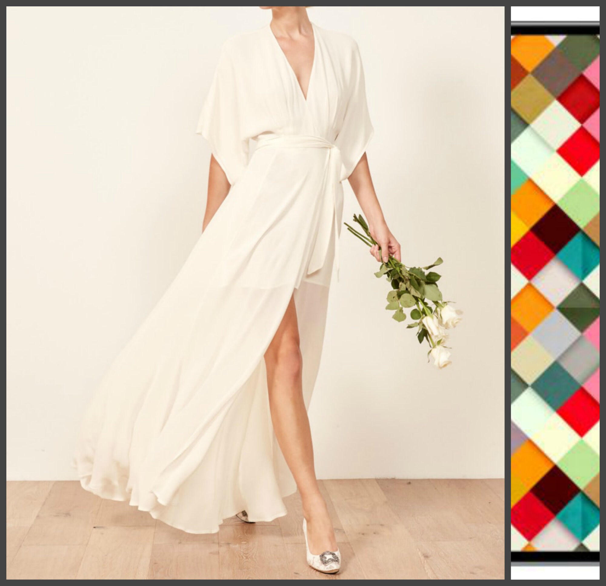 wrap dress graduation