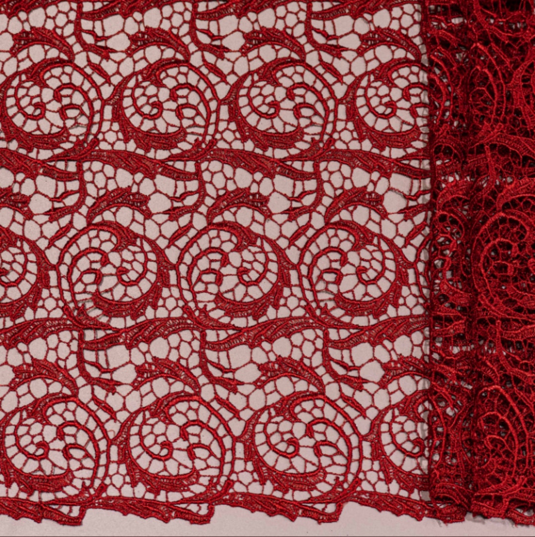 Ivory Guipure Lace Donna Cf main image 1