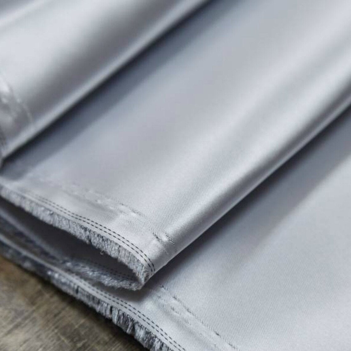 Heavy satin bridal silk satin fabric by the yard Sewing satin Etsy