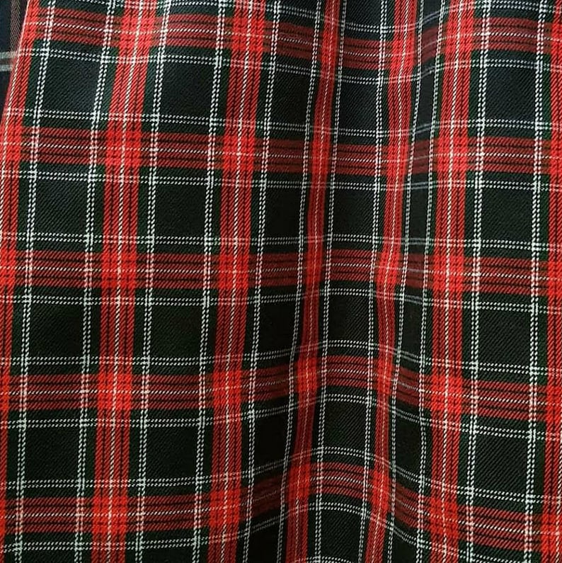Nova scotia tartan plaid fabric Scottish skirt fabric Winter | Etsy