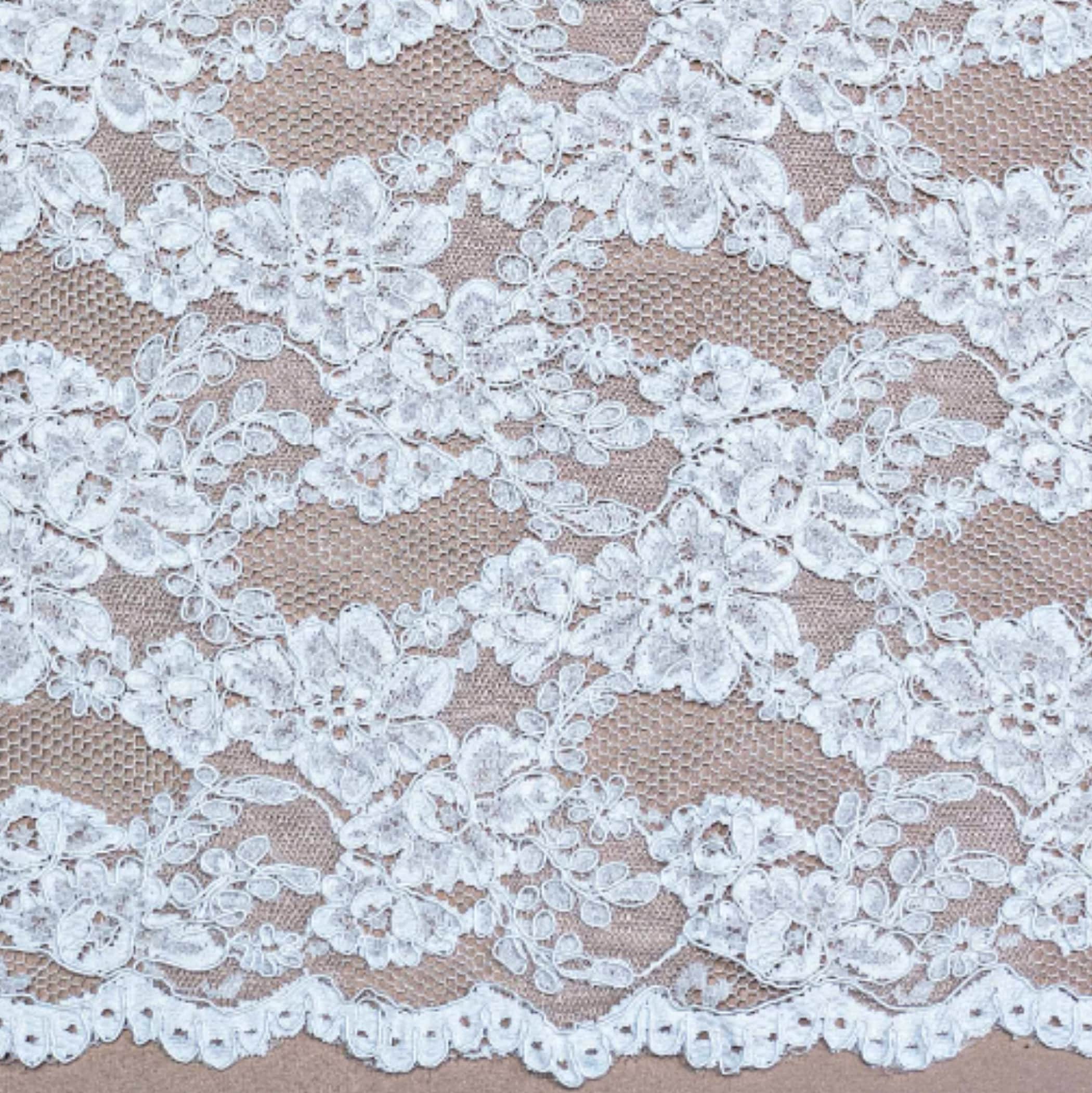 Tissu blanc de dentelle filaire Mariage mariée guipure Etsy Tissu blanc de dentelle filaire Mariage mariée guipure Etsy