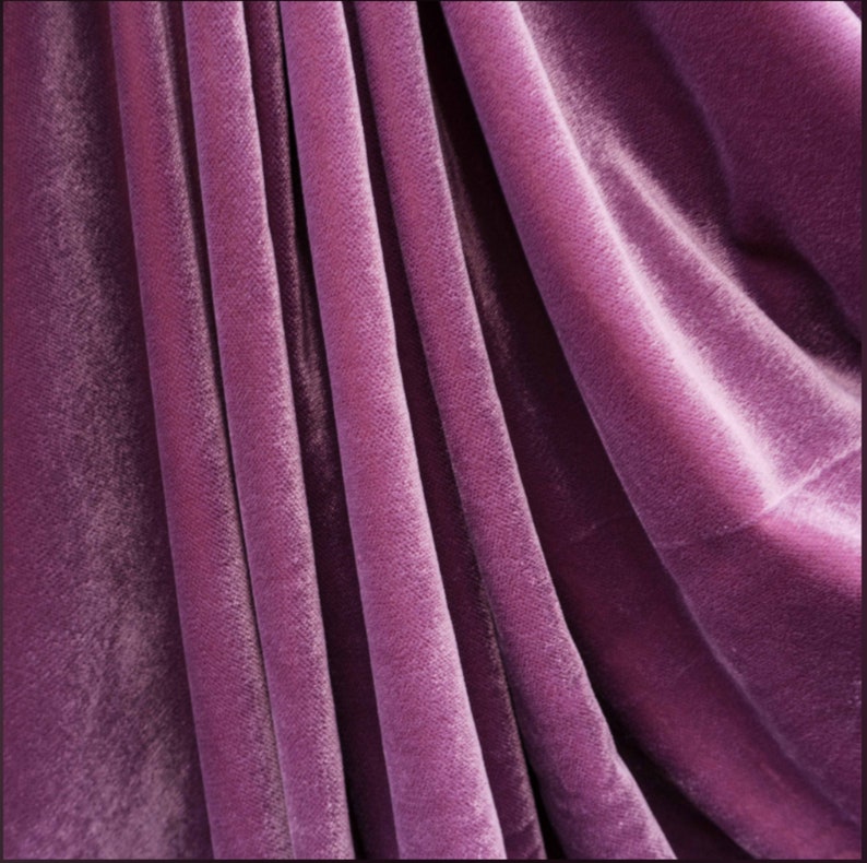 Craft velour fabric stretch velvet Silk velvet fabric by the Etsy