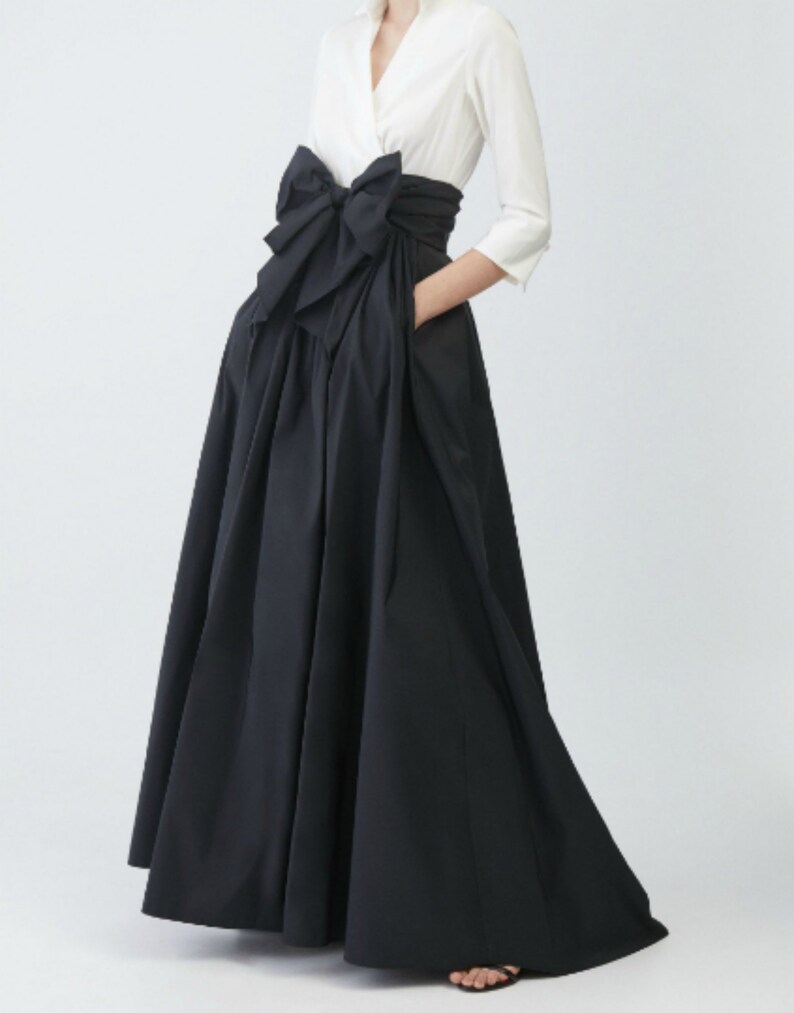 Cotton maxi romantic Evening maxi cotton skirt White maxi cotton wrap skirt Black plus size high waist skirt Graduation dress