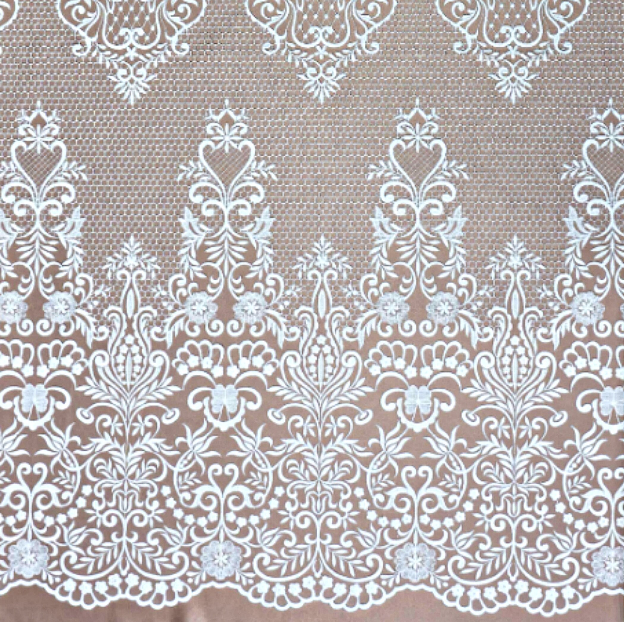 Wedding gown dress lace fabric by the yard Embroidered cloth Etsy