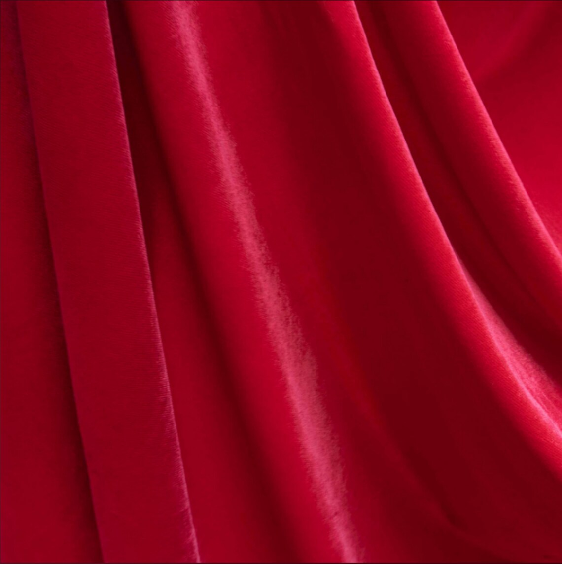 Stretch silk velvet fabric by the yard Crushed velvet material Etsy