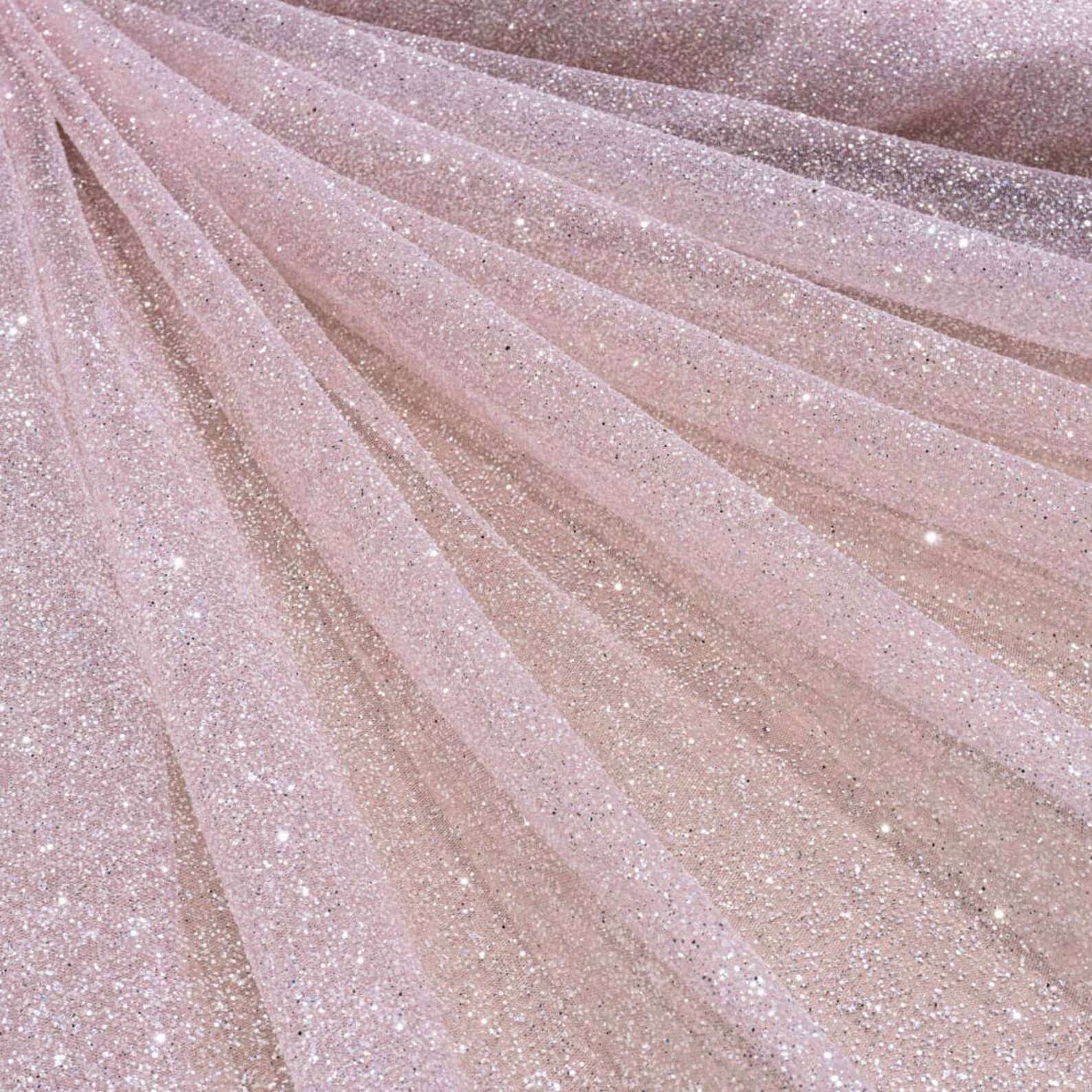 blush sparkle tulle