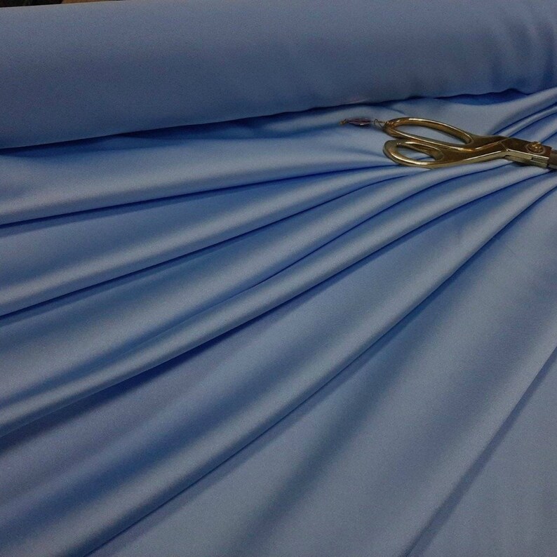 Heavy satin bridal silk satin fabric by the yard Sewing satin Etsy