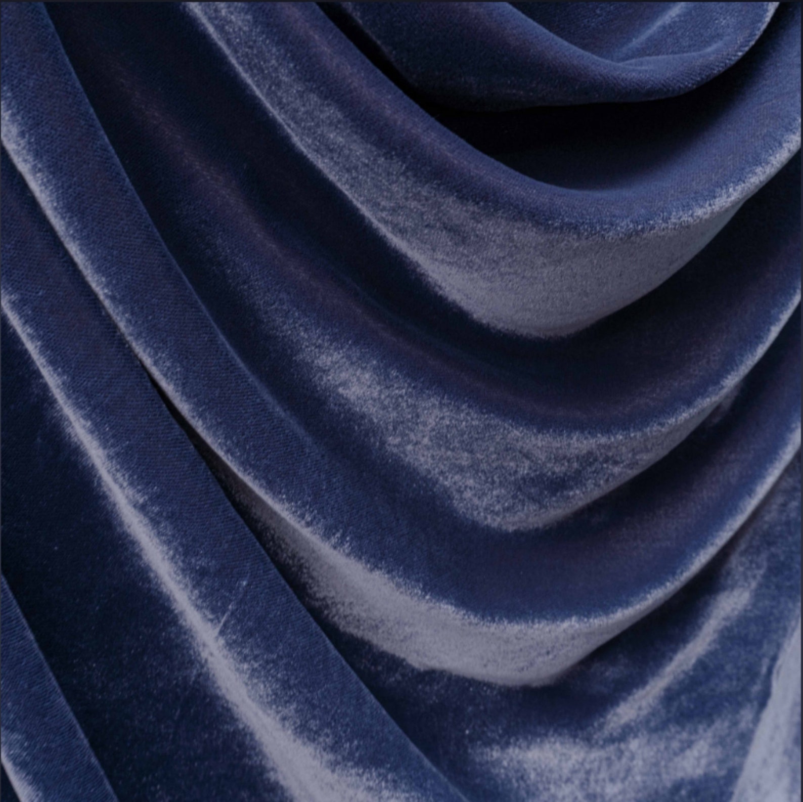 Stretch silk velvet fabric by the yard Crushed velvet material Etsy