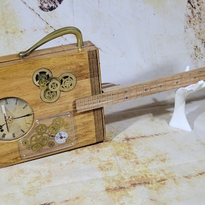 REDUCED !! Meet &quot;Big Ben IV&quot; - 4-String Acoustic Box Guitar