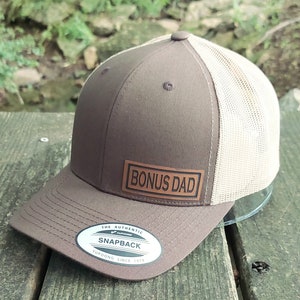 BONUS DAD HAT, Step Dad Gift Ideas, Step Father Gifts, Bonus Dad, Birthday Day Gifts for Dad, Step Dad Christmas Gifts, New Step Dad Hat