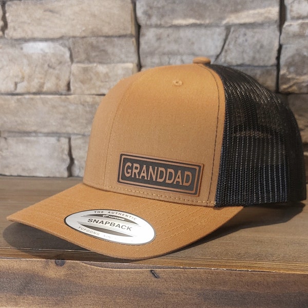 GRANDDAD HAT, Granddad Trucker Hat, New Granddad Gifts, Pregnancy Announcement Gift Ideas, 2024 Granddad Birthday Gifts, GRANDDAD Patch Cap