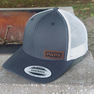 PAPA Hat, PAPA Trucker HAT, Gifts for Papa, Papa Gifts, Papa Birthday Gift, Pregnancy Announcement Gifts, Papa Baseball Cap, Papa Patch Hat